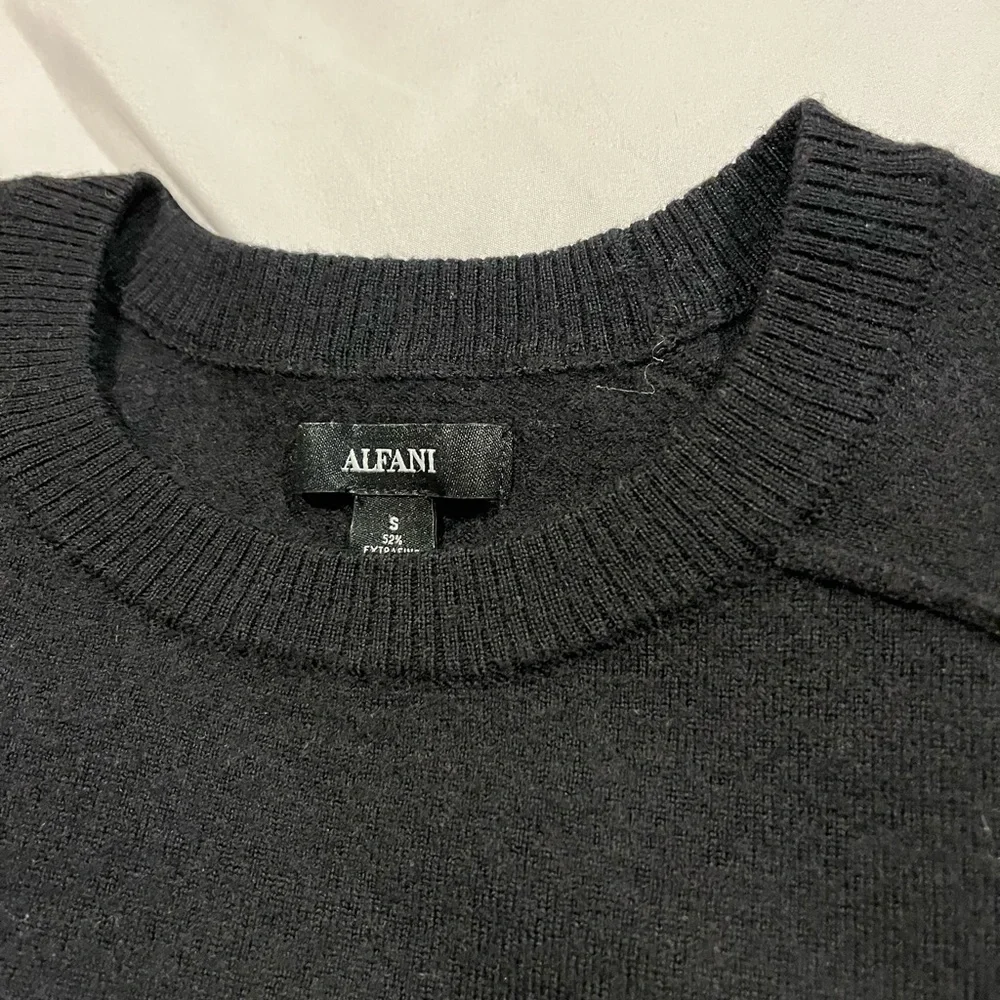 Alfani Merino Raglan Sweater- Men’s Small